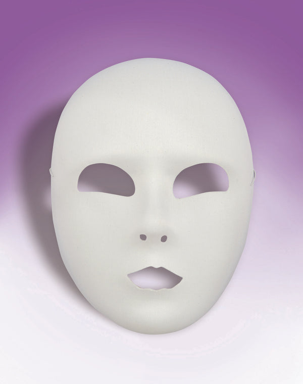 1/2 MASK-FULL FACE-WHITE