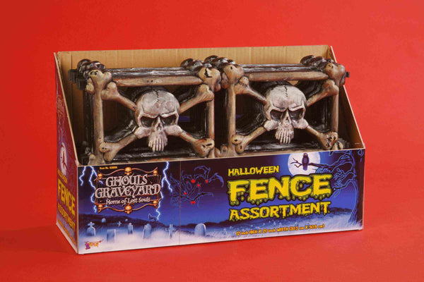 HALLOWEEN FENCES- SKULL 18P DS