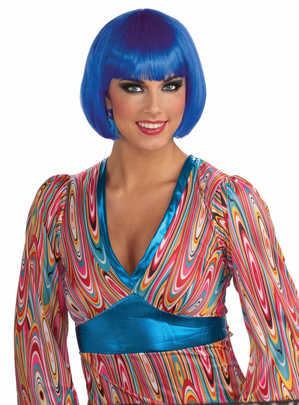 COLORED BOB WIG-BLUE