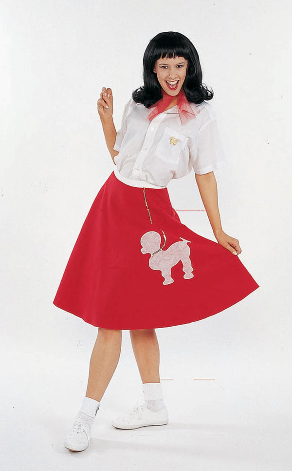 POODLE SKIRT RED_STD