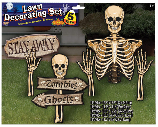 SKELETON LAWN DECORATION SET