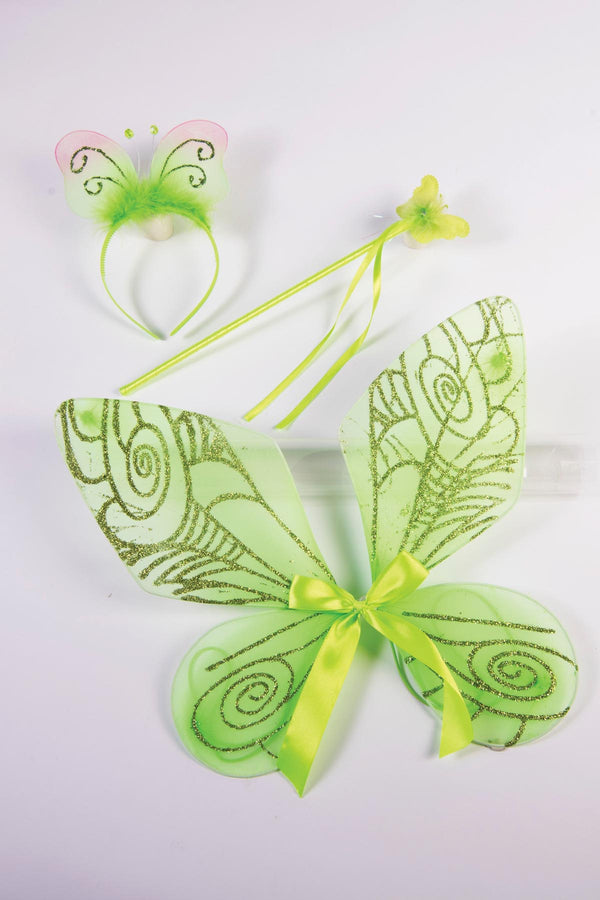 FAIRY-WINGS/WAND/HDBD-GREEN