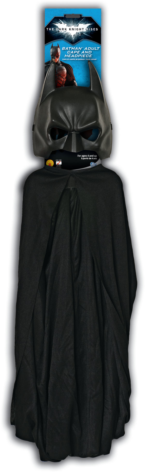 BATMAN CAPE/MSK SET ADULT