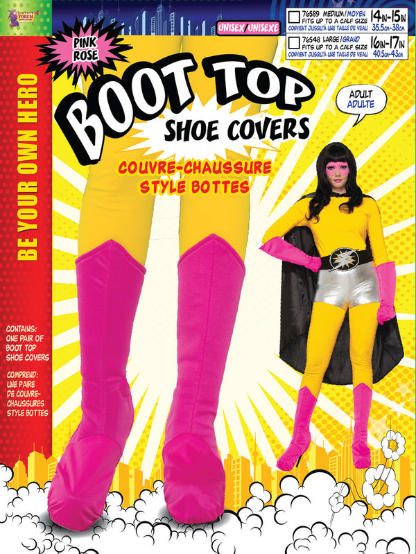 ADULT HERO BOOT TOPS - PINK