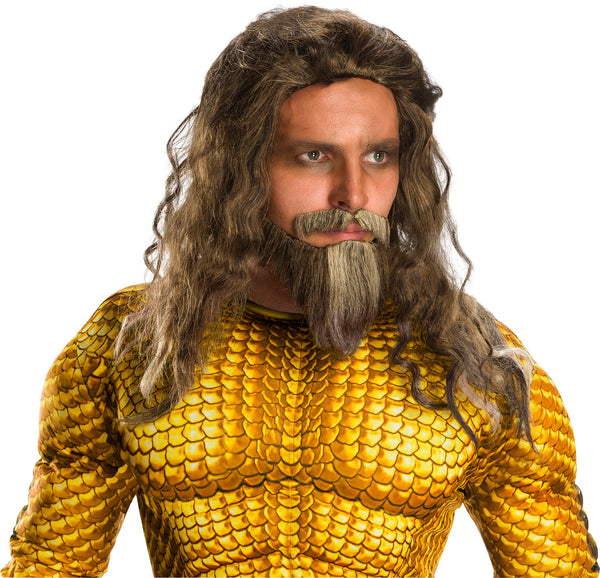 AQUAMAN ADULT WIG & BEARD SET