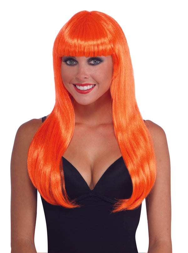 WIG-NEON LONG-ORANGE