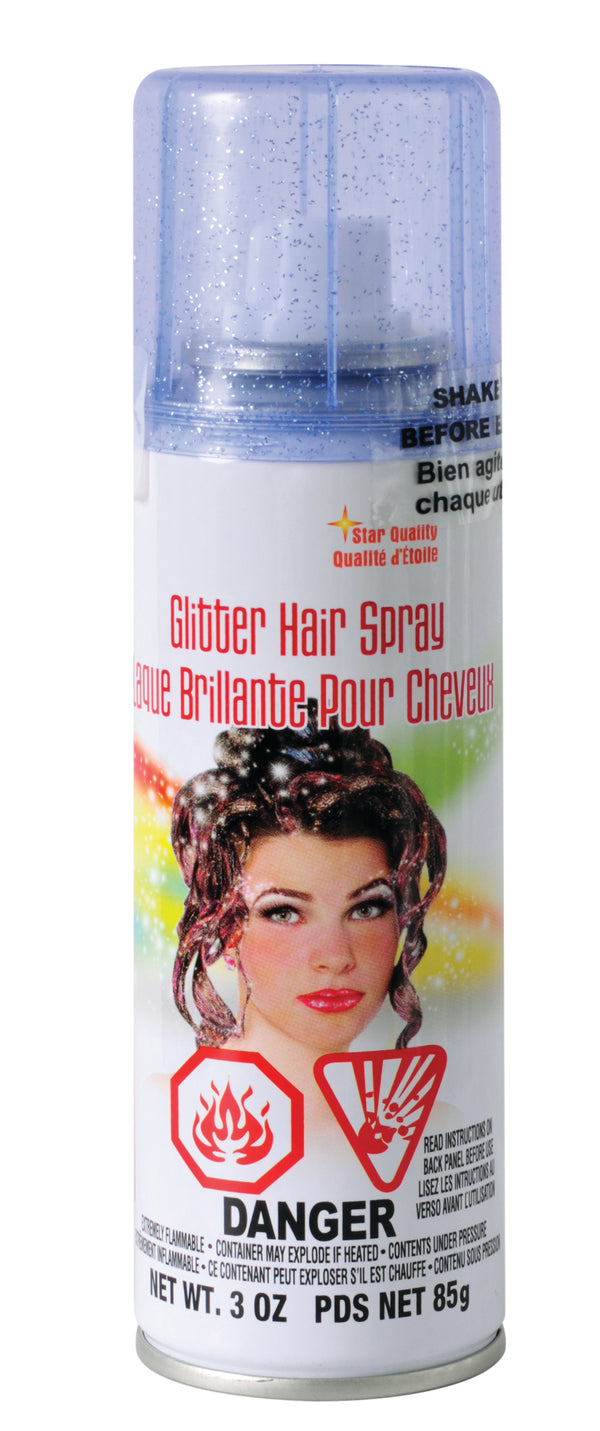 GLITTER HAIRSPRY RED