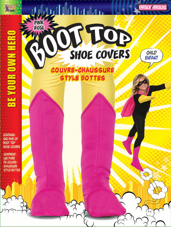 CHILD HERO BOOT TOPS - PINK