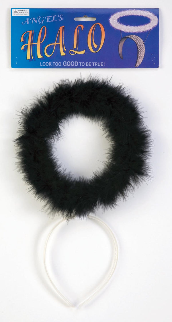 MARABOU HALO-BLACK