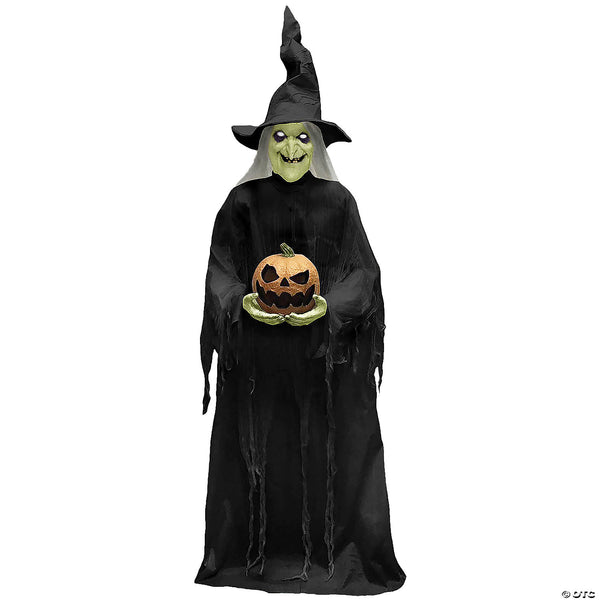 7' WITCHY WITCH ANIMATED PROP