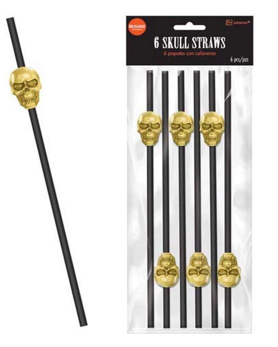 Skull Straws