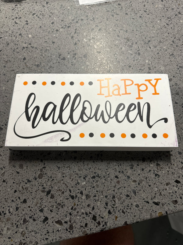 Happy Halloween Sign