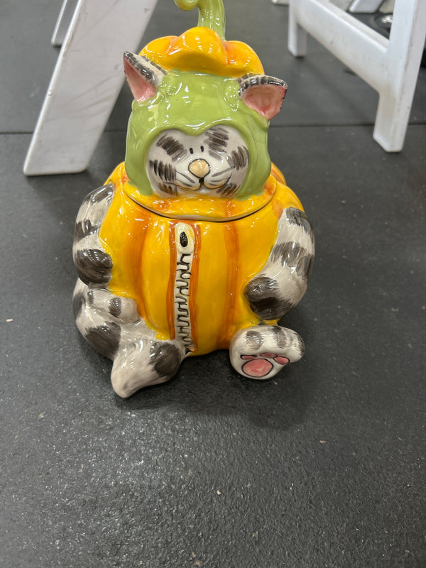 CAT COOKIE JAR