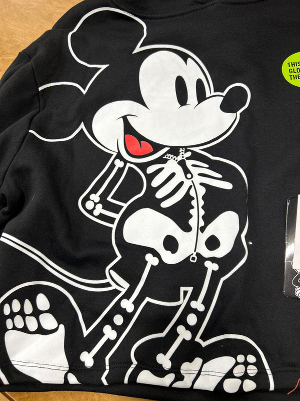 MICKEY MOUSE CROP HOODIE