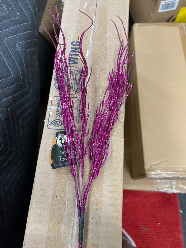 PURPLE GLITTER BRANCH